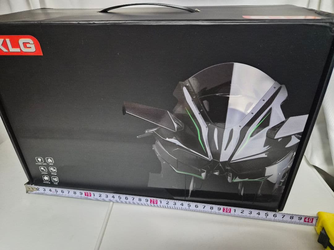 1:6 カワサキ H2R Ninja 合金ダイカスト超BIG オート　カーボン 大 1:6 カワサキ H2R ブート可能スプレー可能ダイナミック合金金属ダイ