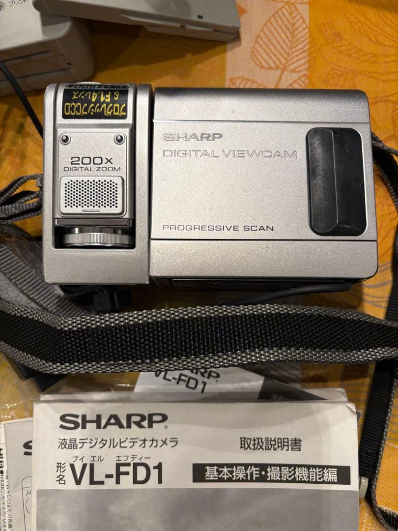 SHARP シャープ VL-FD1 液晶デジタルビューカム ビデオ バッグ有