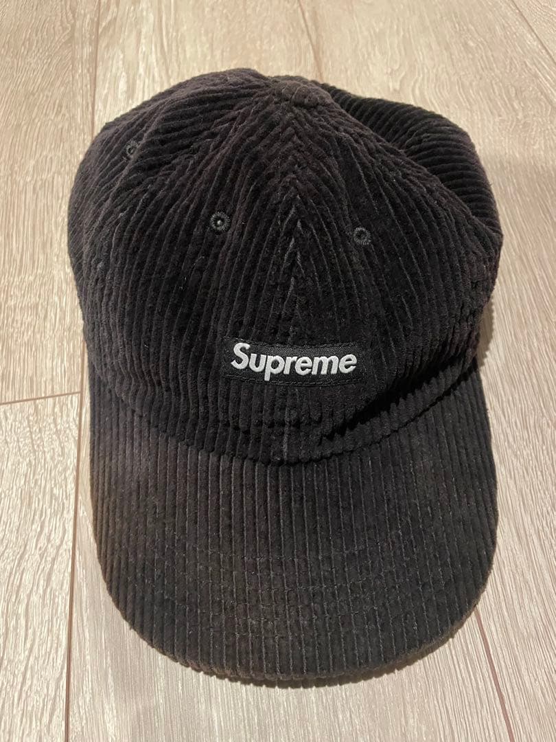 Supreme コーデュロイ ブラックキャップ　ボックスロゴ 楽天市場】Supreme シュプリーム キャップ 太畝コーデュロイ ボックス