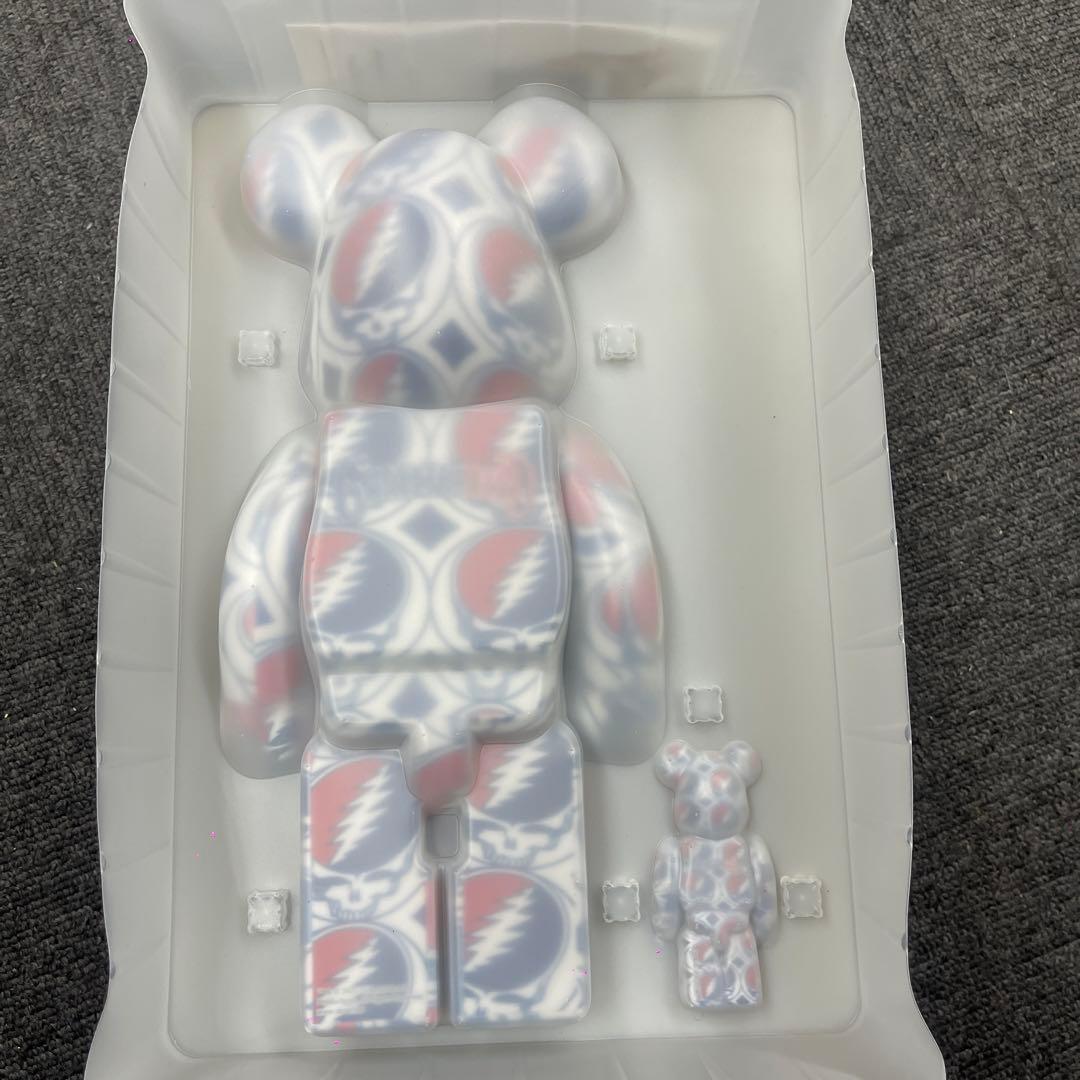 BE@RBRICK GRATEFUL DEAD100％＆400%1点 Be@rbrick Grateful Dead (Dancing Bear) 100% and 400% set by