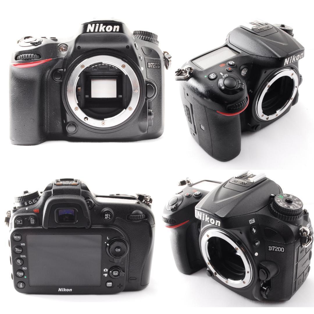 初心者セット✨Nikon D7200 ダブルレンズセット スマホ転送 Wi-Fi