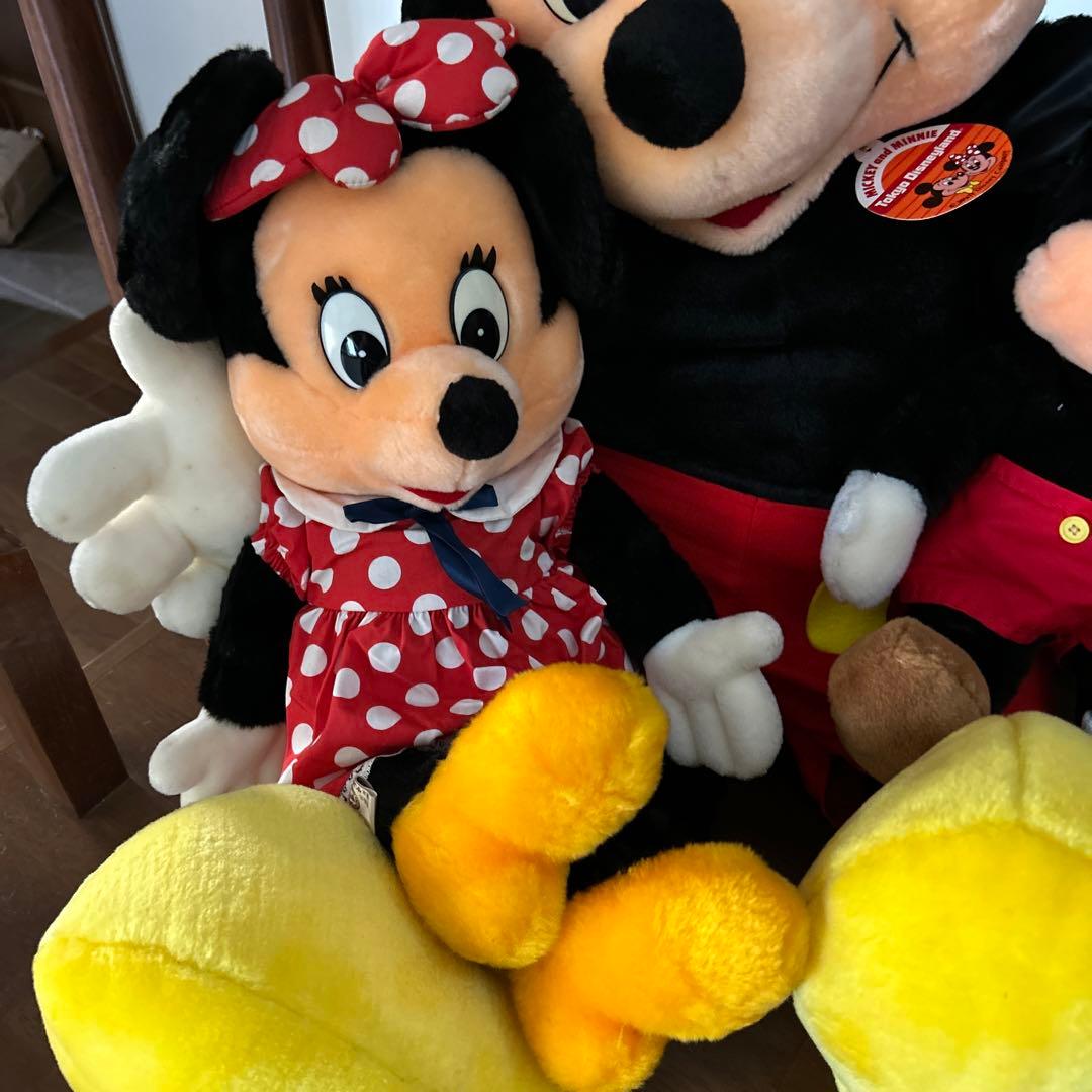 東京ディズニーランド90年特大ミッキー&ミッキー&ミニーぬいぐるみ3体