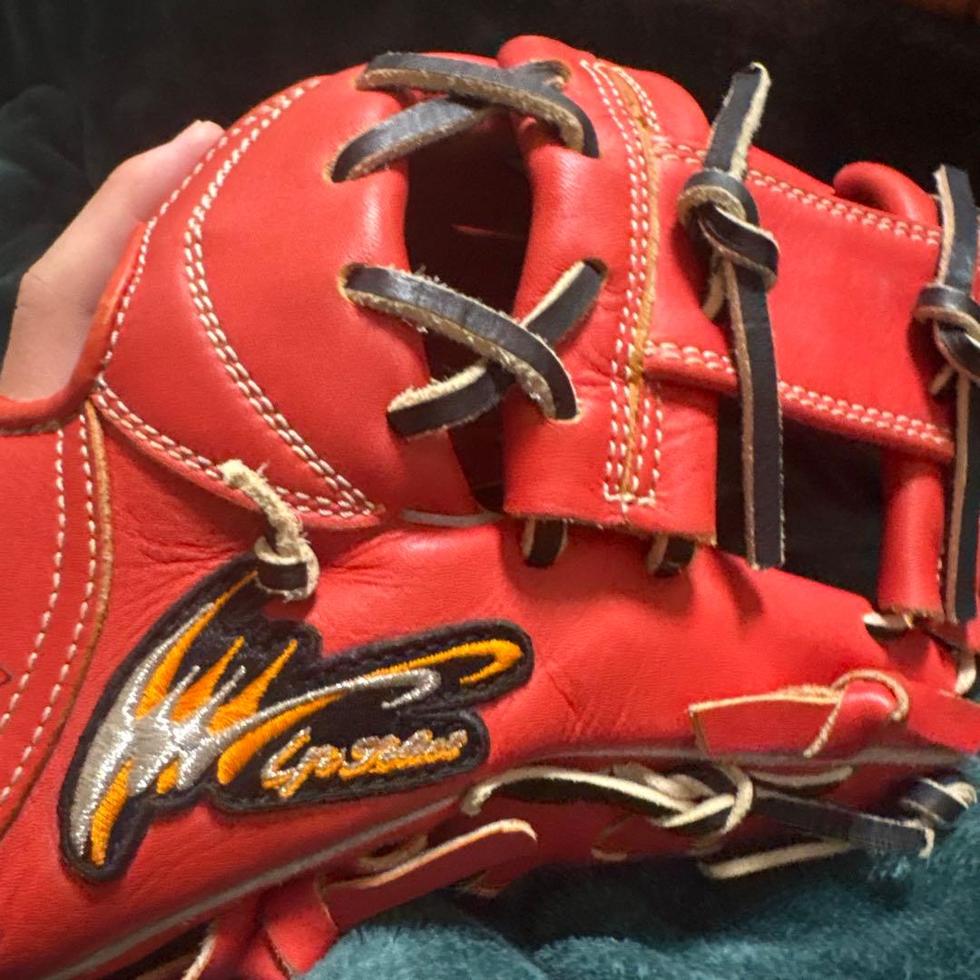 アイピーセレクト筒香嘉智サイン入り 赤色 グローブ - メルカリ