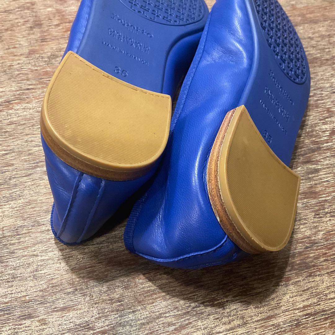 極美品！レペット バレエシューズ リボン ペタ靴 フラットシューズ 35