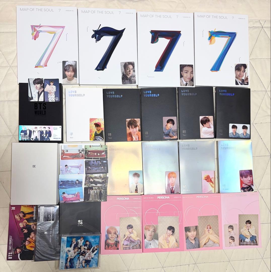 BTS CD 23点　まとめ売り　トレカ付き BTS 公式トレカまとめ売り - メルカリ