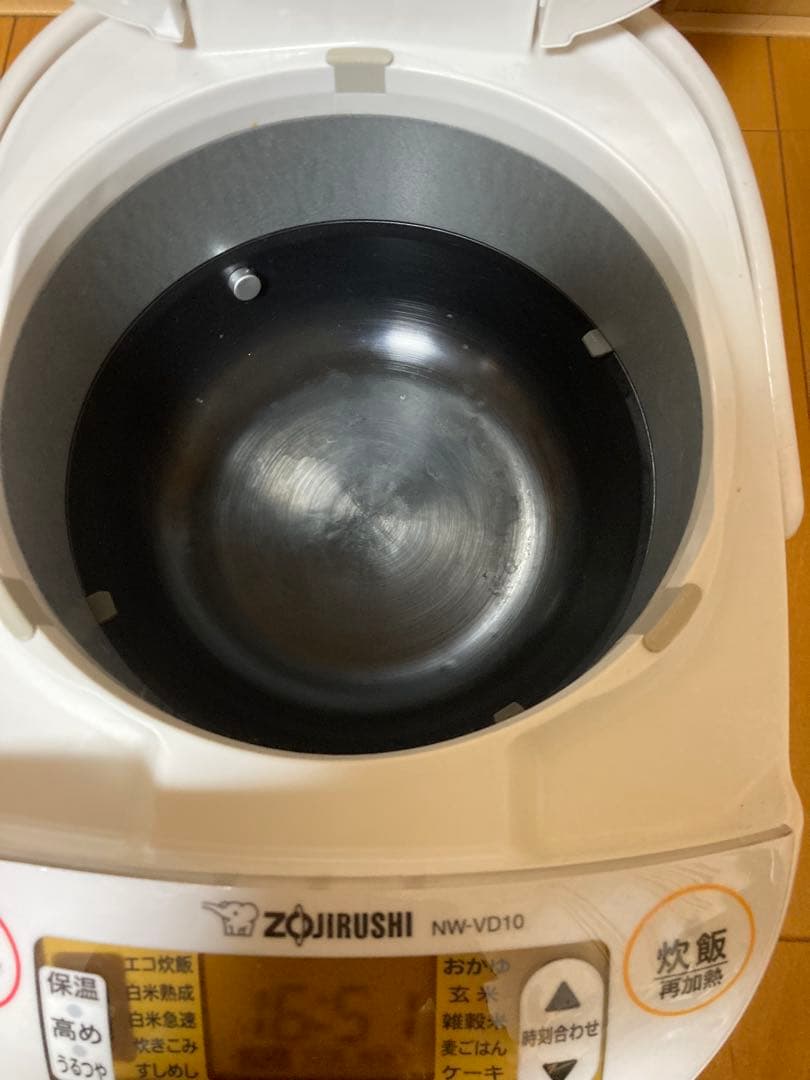 象印 IH炊飯器 NW-VD10 1.0L ホワイト2023年購入