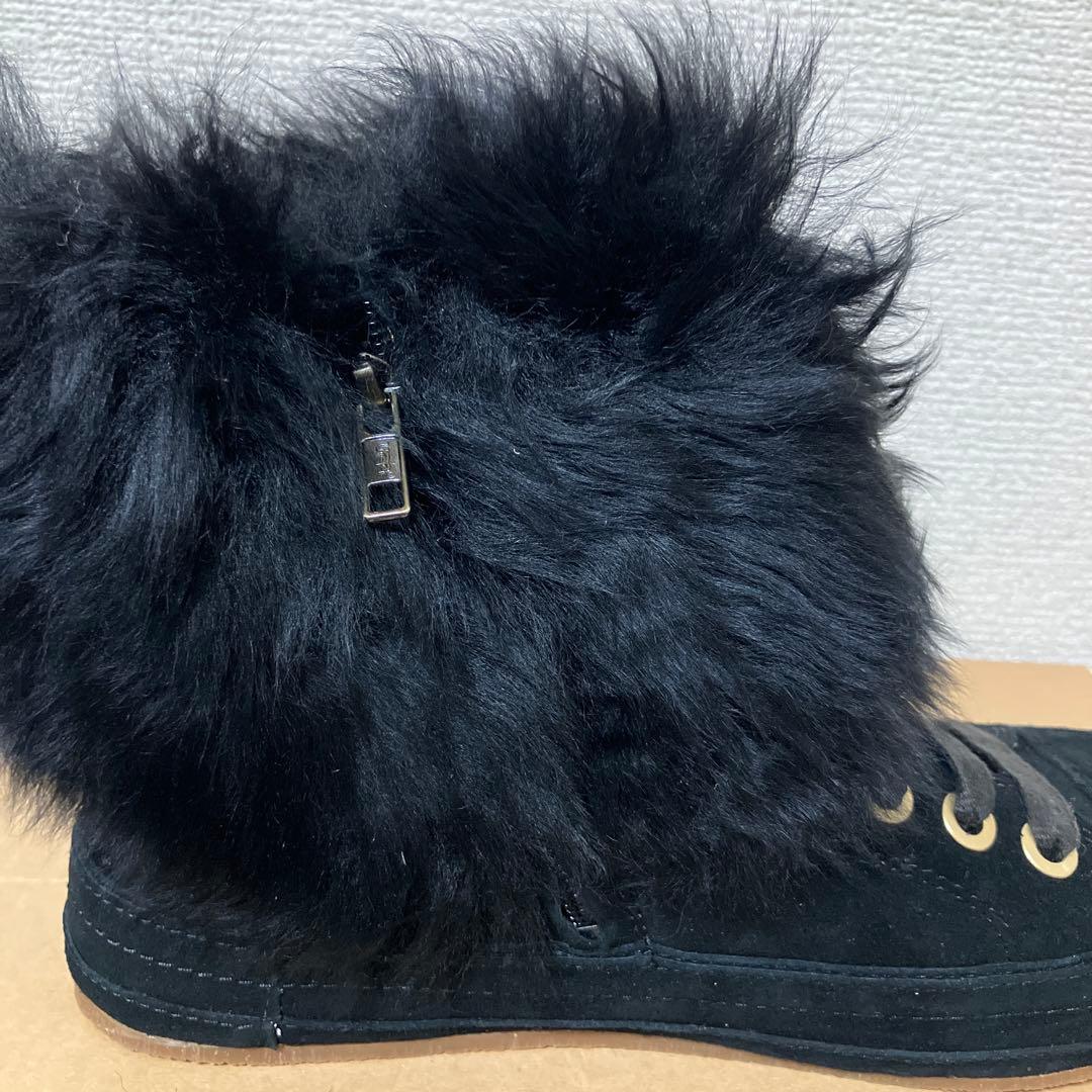 ☆未使用☆アグ UGG アントワーヌ 24.5cm ファー スニーカー