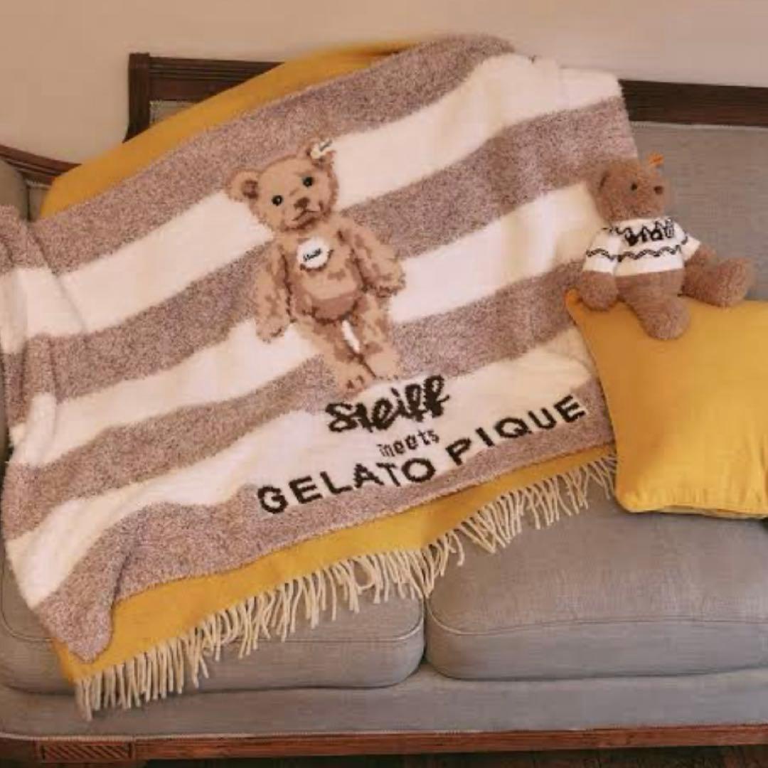 新品未使用タグ付き☆ジェラートピケブランケットシュタイフコラボJames gelato pique (ジェラート ピケ)】ドイツの伝統的なぬいぐるみブランド