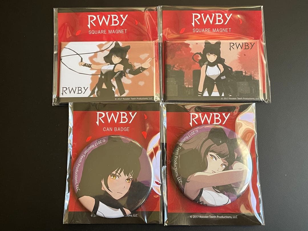 RWBY ブレイク・ベラドンナ 缶バッジ スクエアマグネット 新品未開封