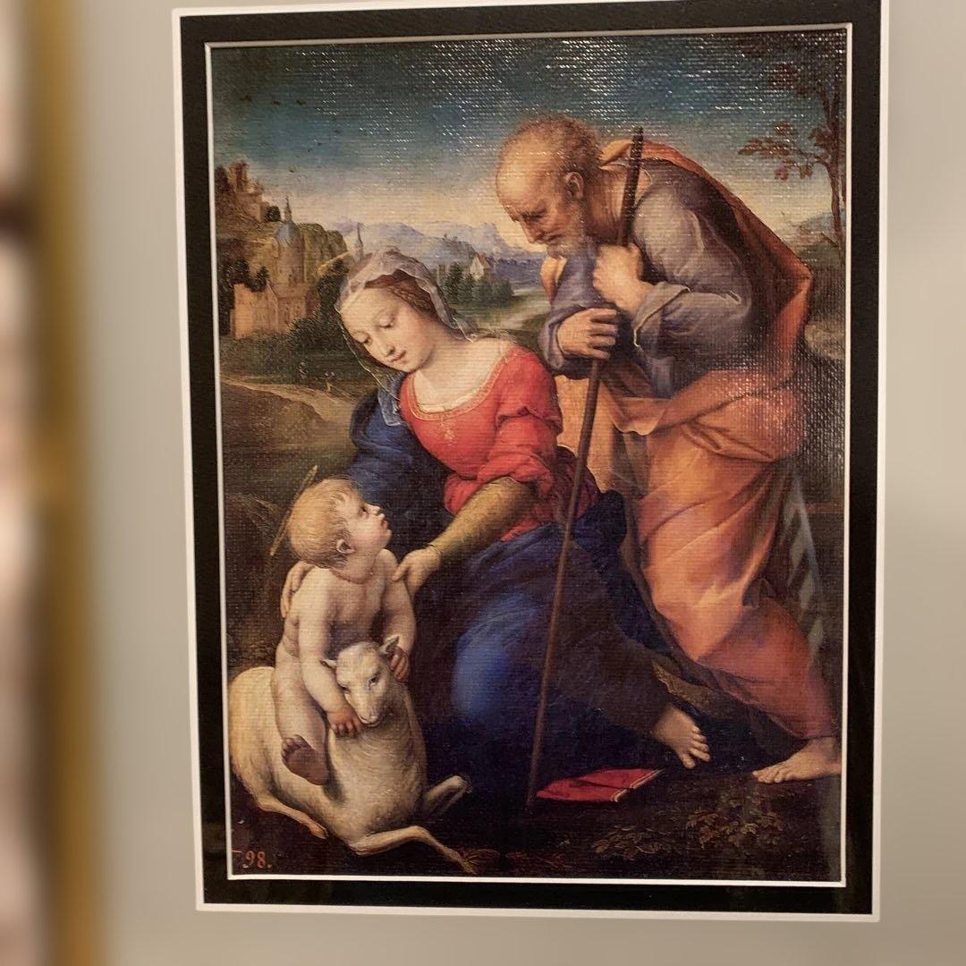 聖母子と聖ヨセフ 絵画 金色フレーム付き Amazon.co.jp: Gerffert インスピレーショナルプリント 聖ヨセフ 子供