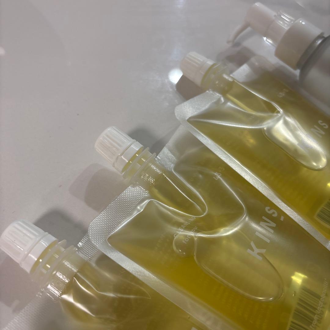 KINS】クレンジングオイル 3個セット 空ボトル.サンプル付き - メルカリ