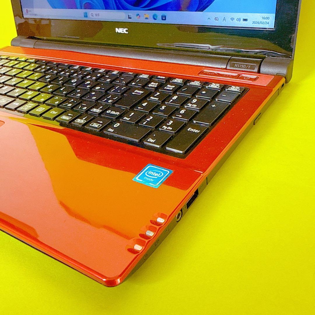 メモリ16GB⭐️新品SSD⭐️windows11ノートパソコン カメラ オフィス