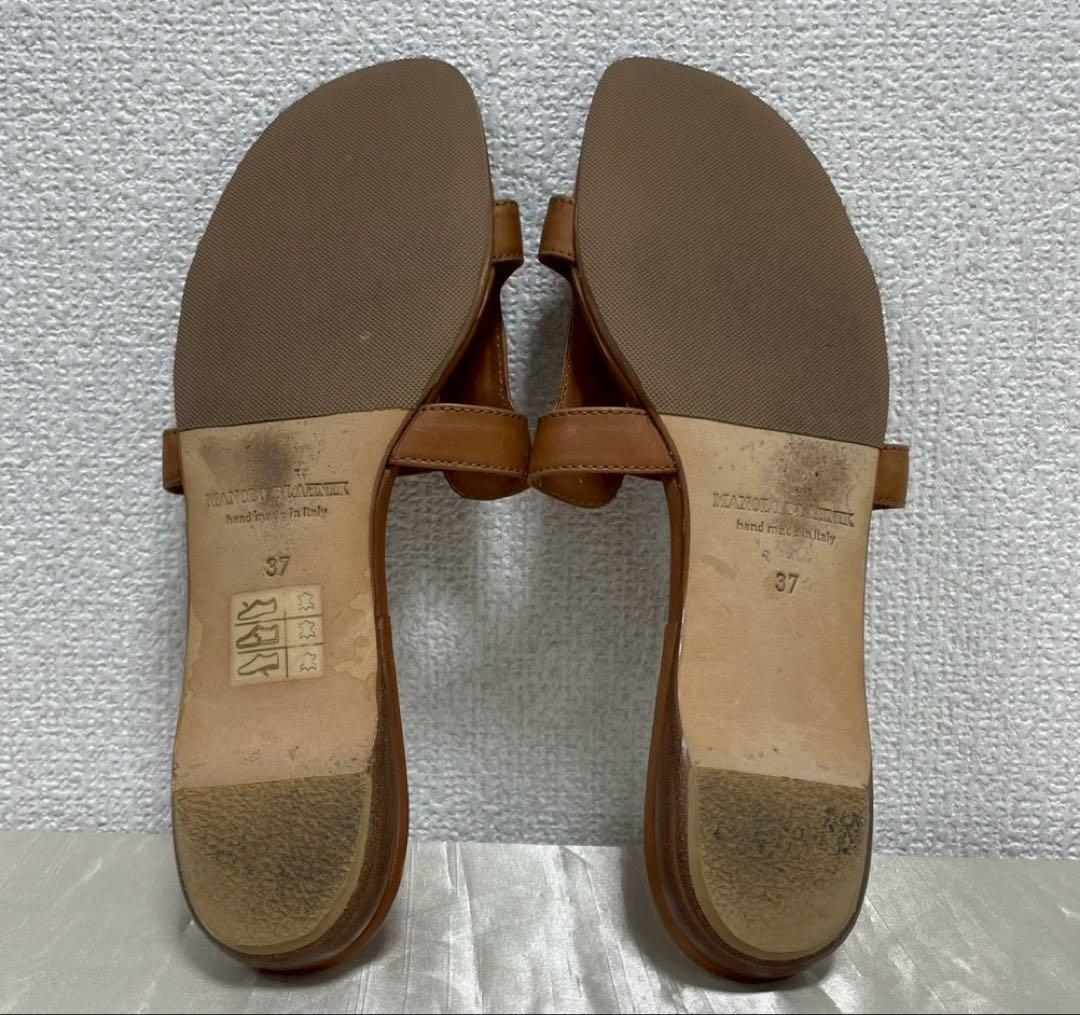 MANOLO BLAHNIKマノロブラニク　サンダル　37（23.5cm）