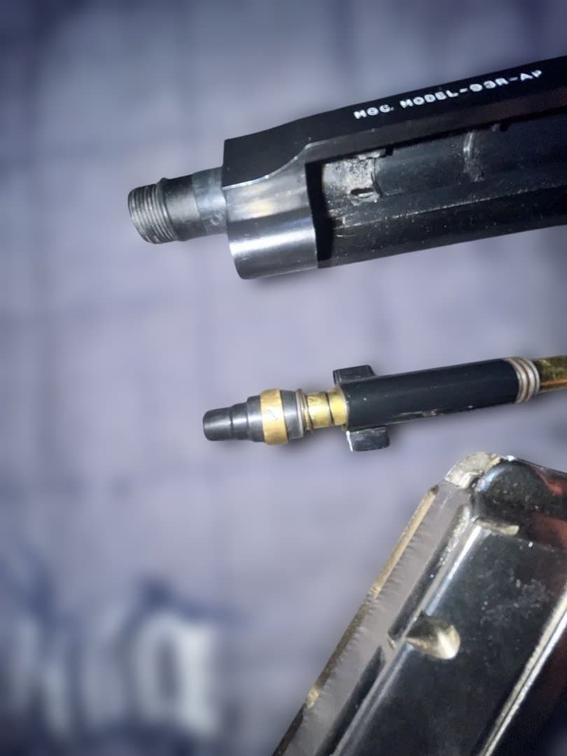 MGC M93R 固定スライドガスガン カスタム品 可変ホップアップ付き MGC