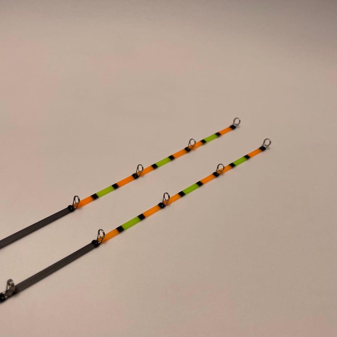 公魚 ハンドメイドロッド レギュラーテーパー 350mm 2本セット
