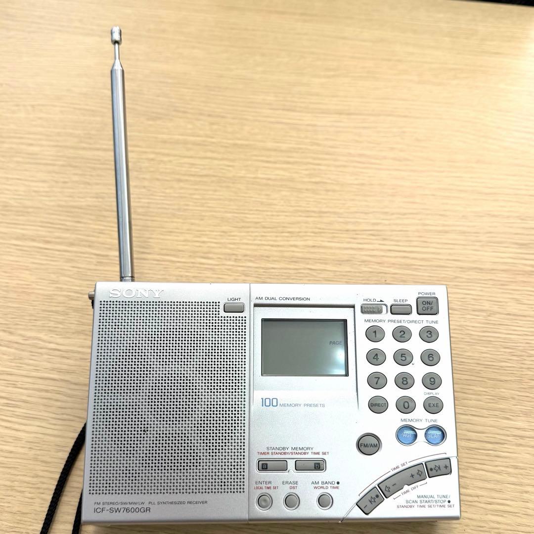 SONY ICF-SW7600GR PLL合成ラジオ - メルカリ