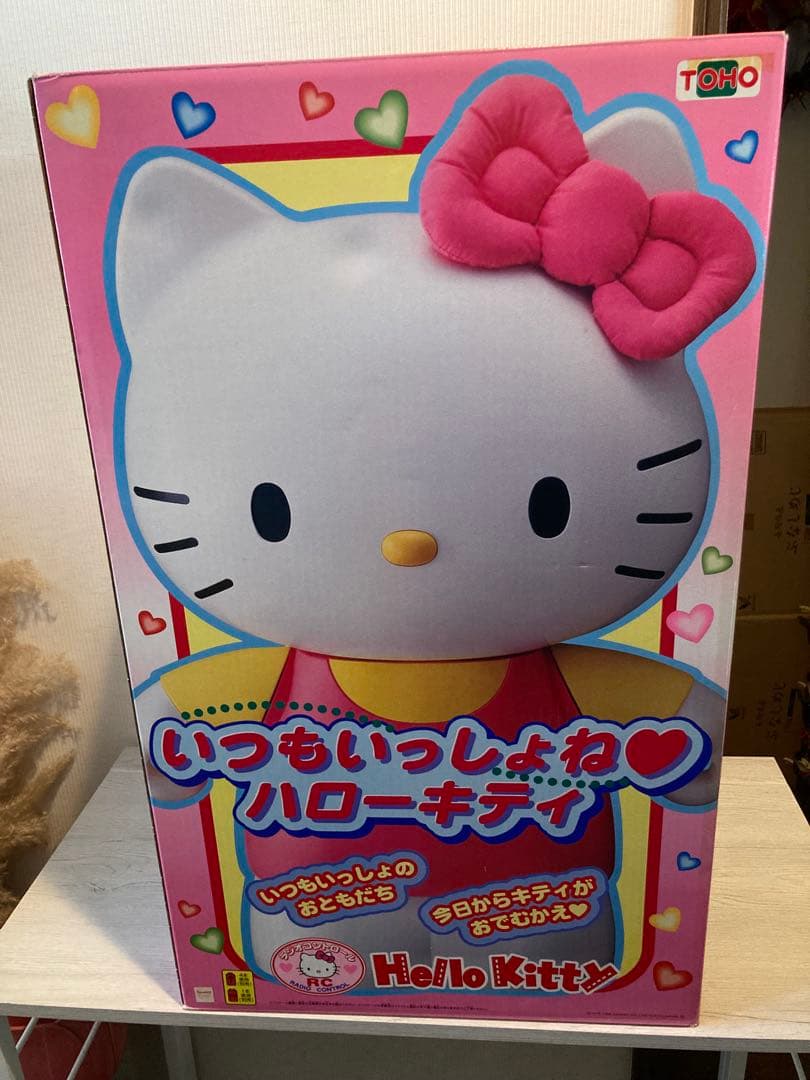 レア❣️Sanrio 大きなキティちゃんフィギュア　いつもいっしょね♥️ハローキティ Sanrio(サンリオ) / TOHO/ラジコン/いつもいっしょね ハローキティ