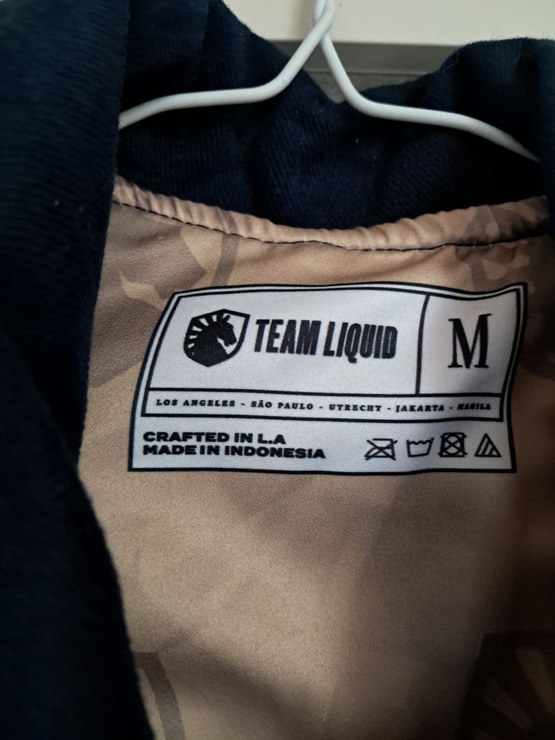ALGS TEAM LIQUID スタジャン M ネイビー/ベージュ - メルカリ