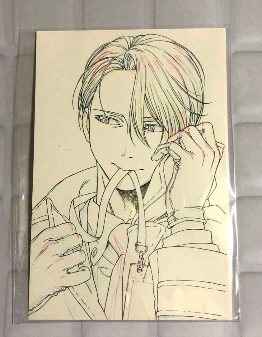 ユーリ!!! on ICE 原画ポストカード ヴィクトル - メルカリ