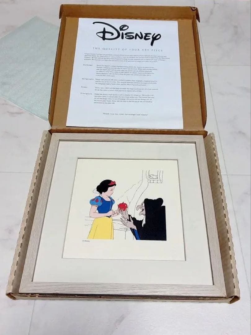 高島屋ディズニー展未使用Disney 白雪姫 アートワーク フレーム277mm 高島屋ディズニー展未使用Disney 白雪姫 アートワーク フレーム277mm