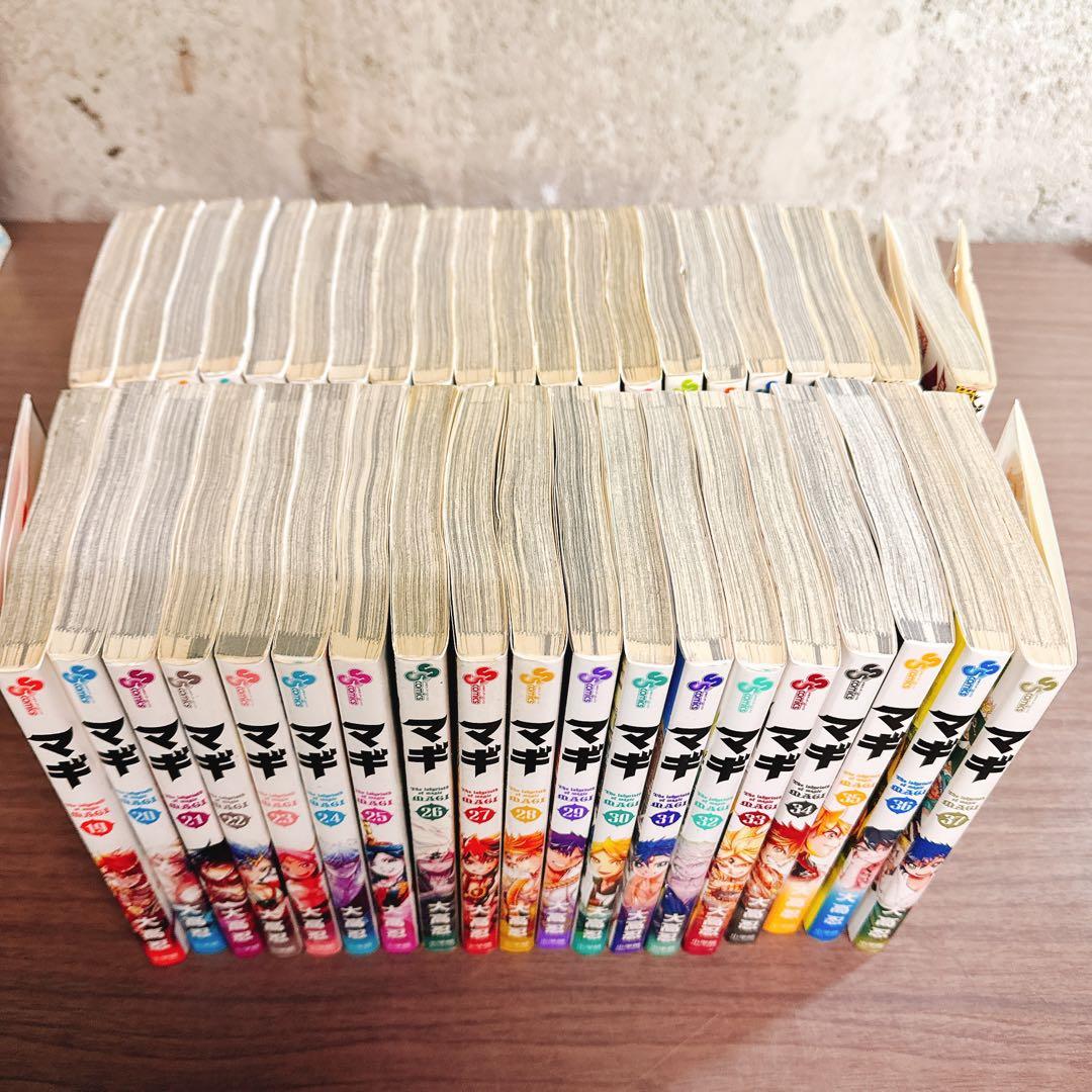 マギ 1〜37巻 全巻完結セット シンドバッドの冒険 3冊 - メルカリ