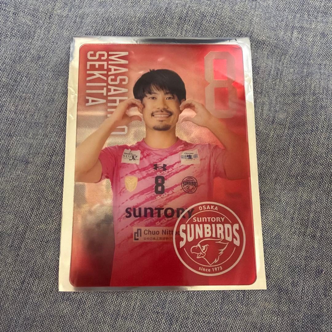 サントリーサンバーズ大阪 関田誠大 クリアカード - メルカリ