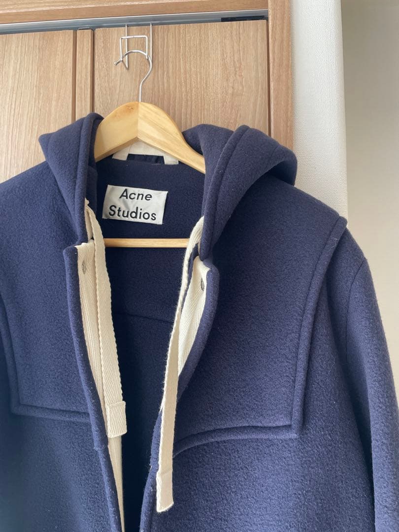◾️専用nuja様◾️ Acne Studios ネイビー ダッフルコート - メルカリ