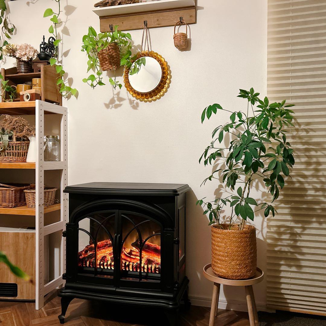 ニトリ ワイド暖炉型ファンヒーター BLT-999B-3-BK 2018年製 - メルカリ