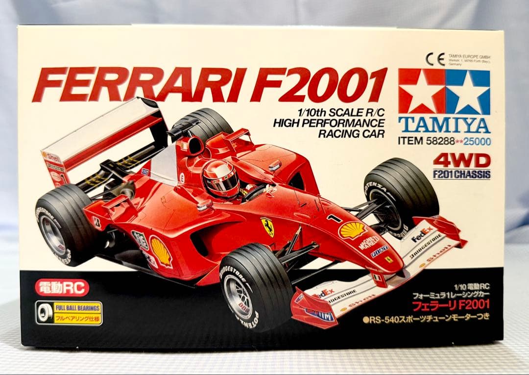 未組み立て】タミヤ◇フェラーリF2001 1/10スケール 4WD 1/10 - メルカリ