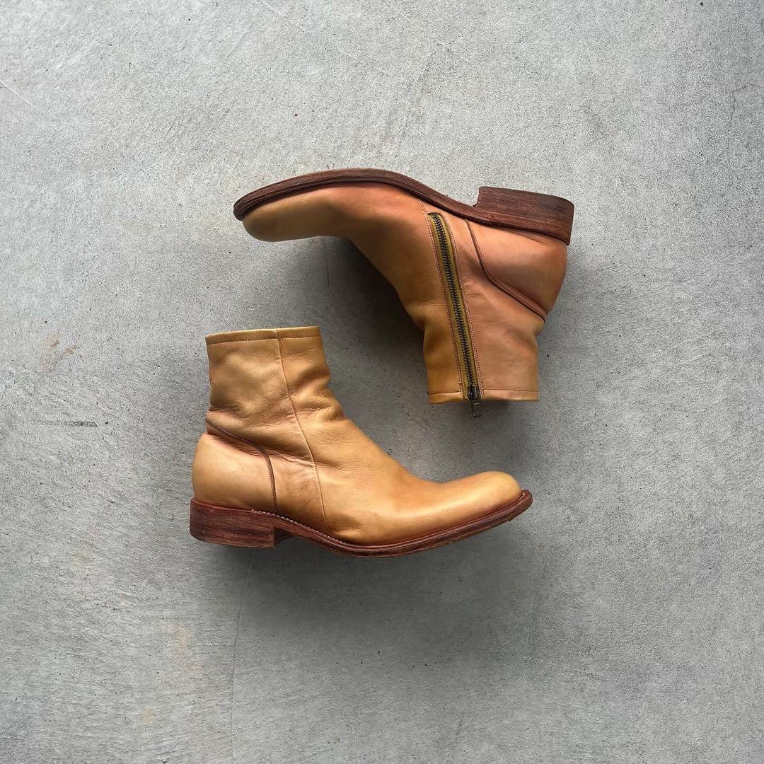 Number (n)ine - side zip boots - メルカリ