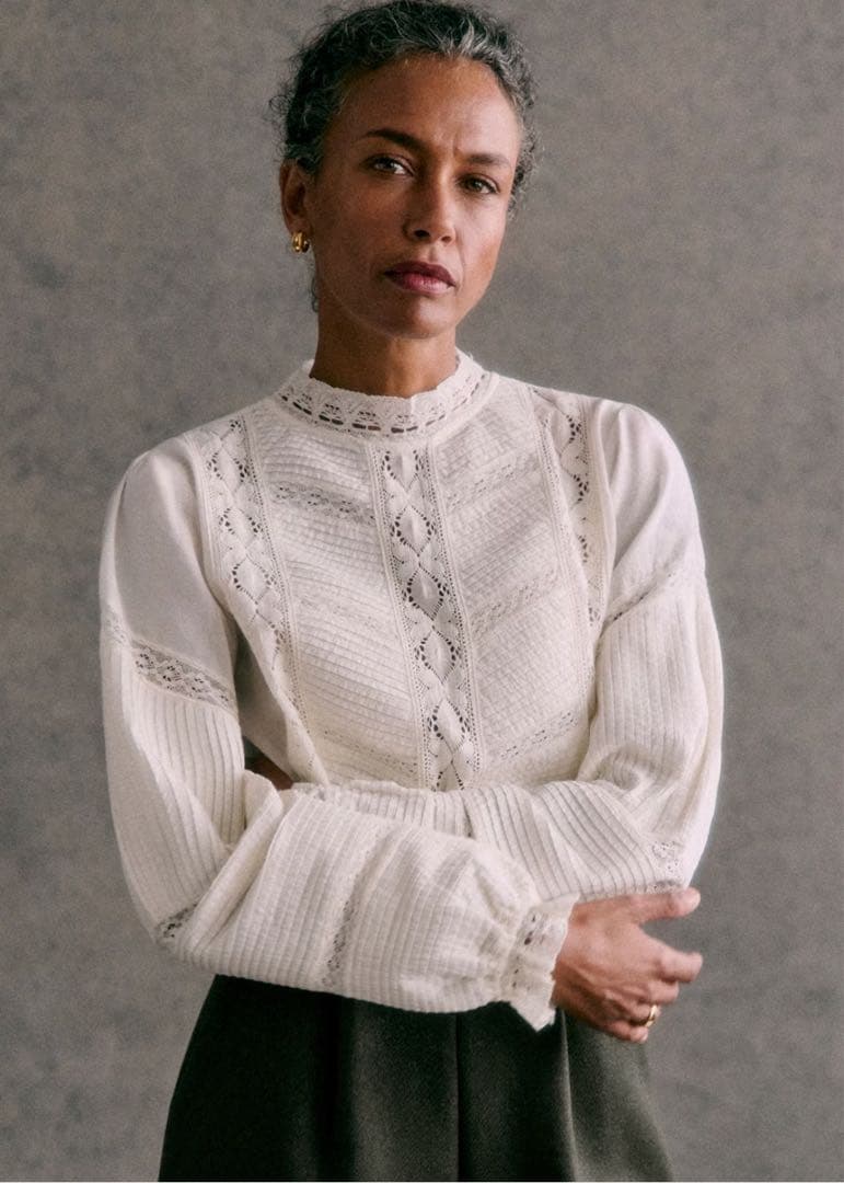 Sezane セザンヌ コットンシャツ サイズ36 やや大きめ