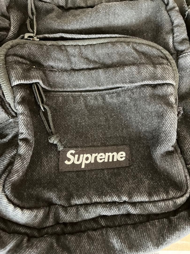 バッグ Supreme Denim Shoulder Bag \"Black\"
