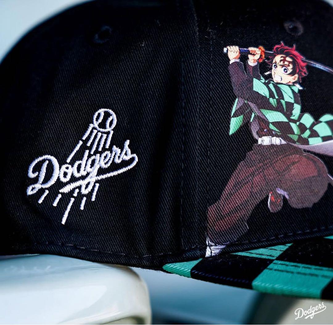 即日発送】鬼滅の刃 ドジャース コラボキャップ damon slayer 帽子