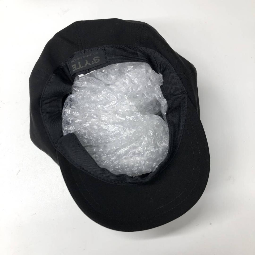 s'yte キャスケット ブラック フリーサイズ ヨウジヤマモト - メルカリ