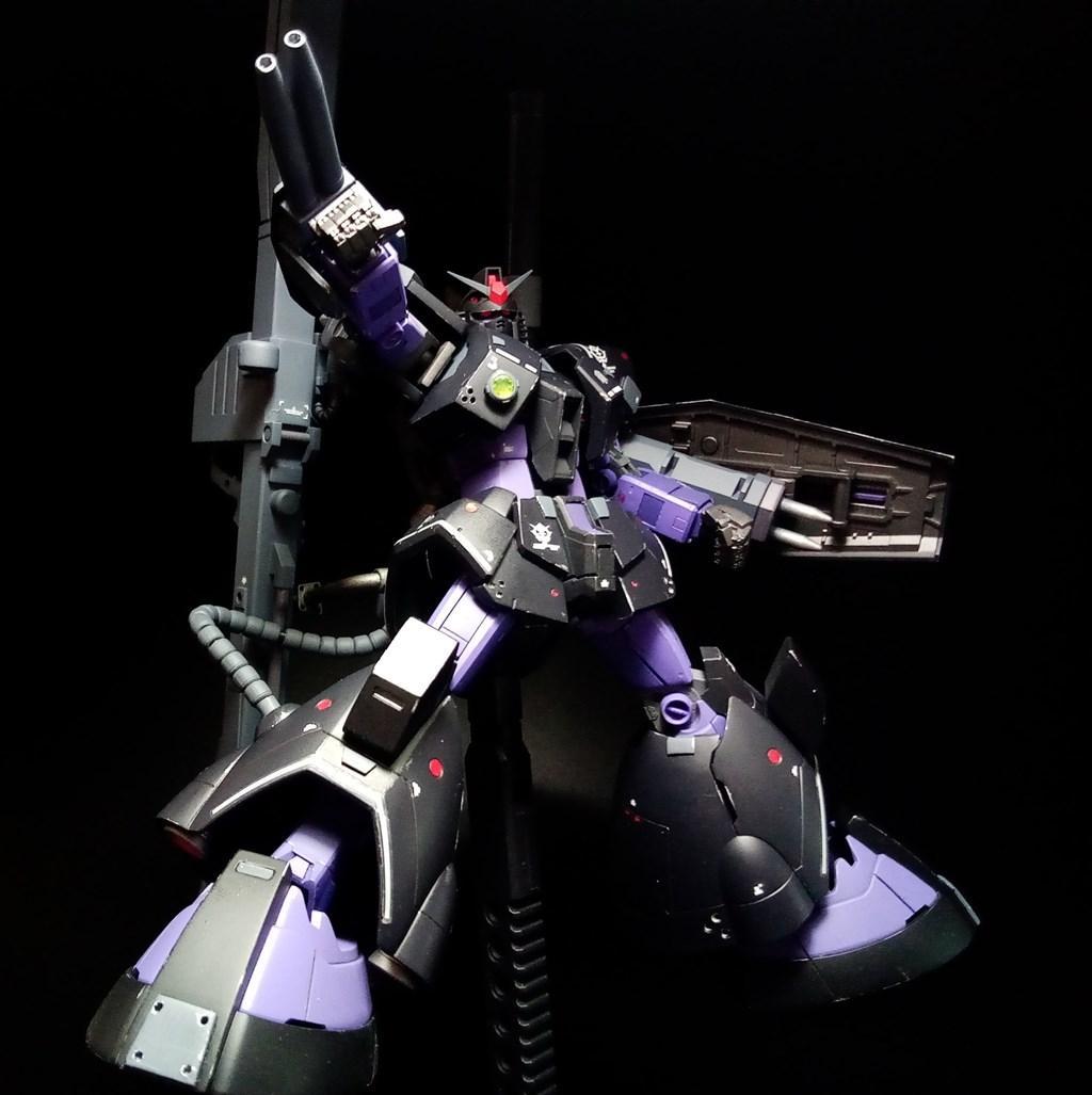 RG ガンダム ドムアーマー 黒い三連星 専用 鹵獲改修機 ガンプラ 完成
