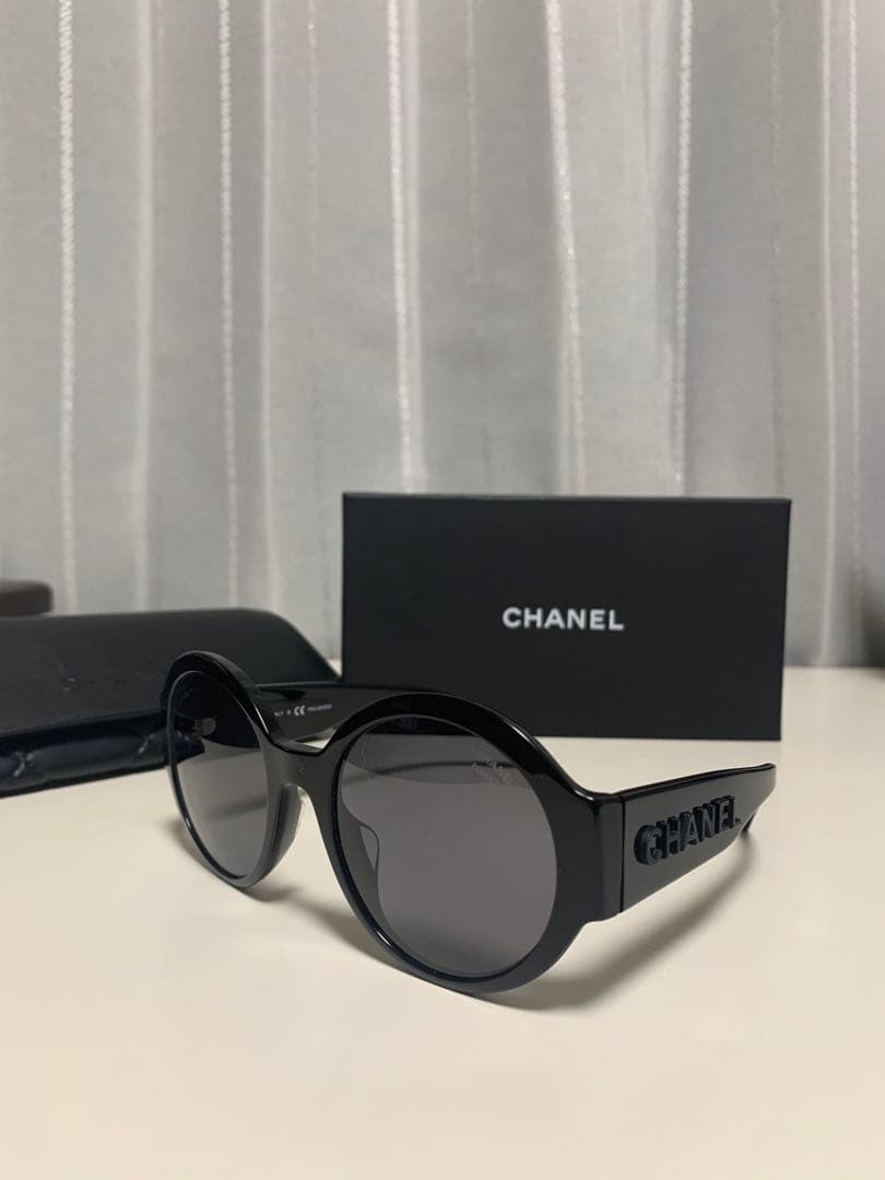 ⭐️専用⭐️CHANEL ブラック サングラス ラウンド型 CHANEL ブラック ラウンドサングラス