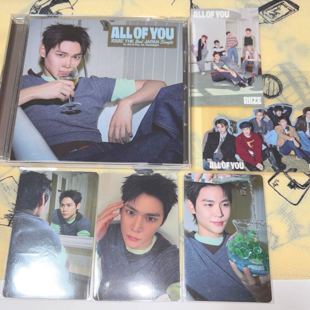 RIIZE ウンソク トレカ All of you ソロジャケット 特典 - メルカリ