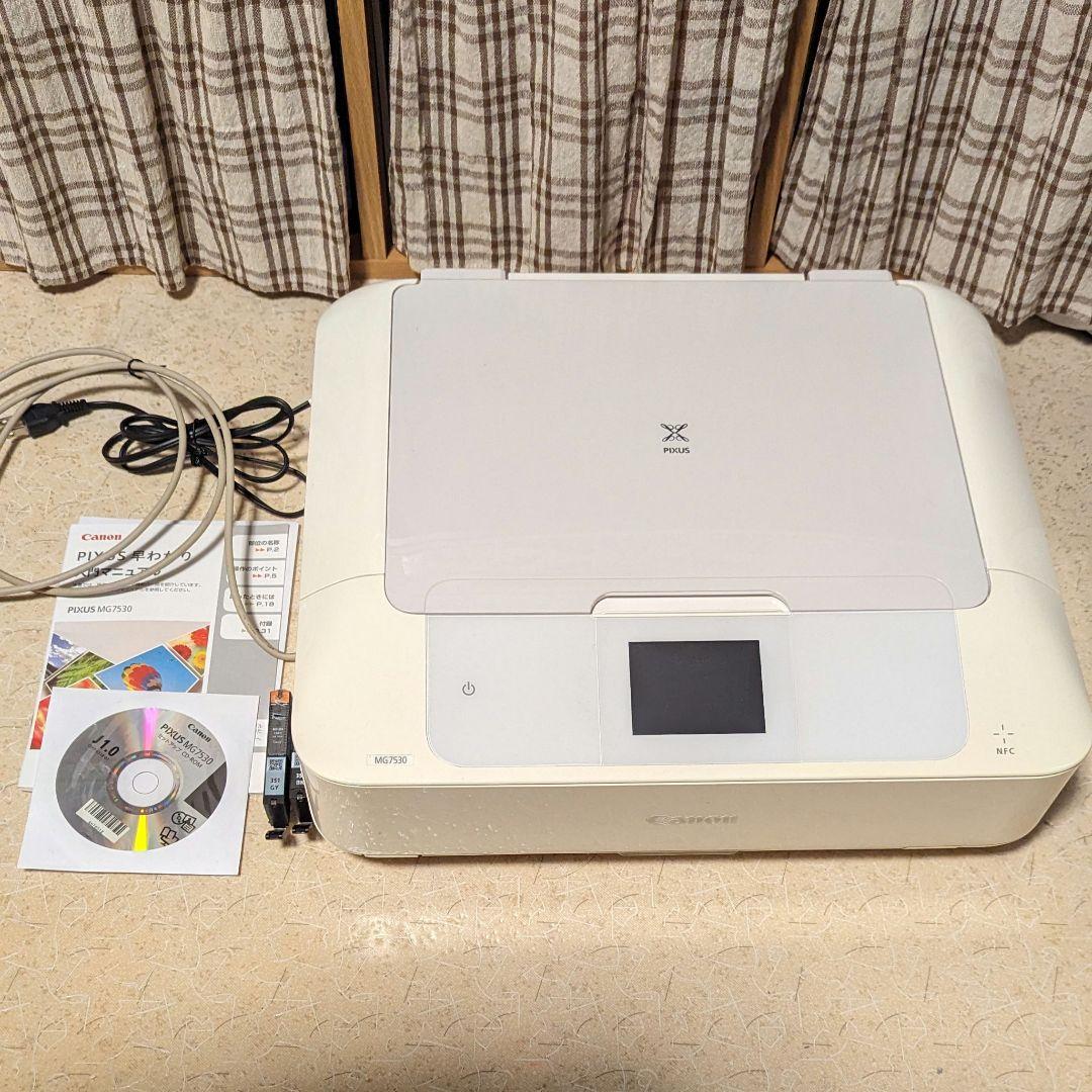 インクジェット プリンター ホワイト｜PIXUS Canon MG7530 - メルカリ