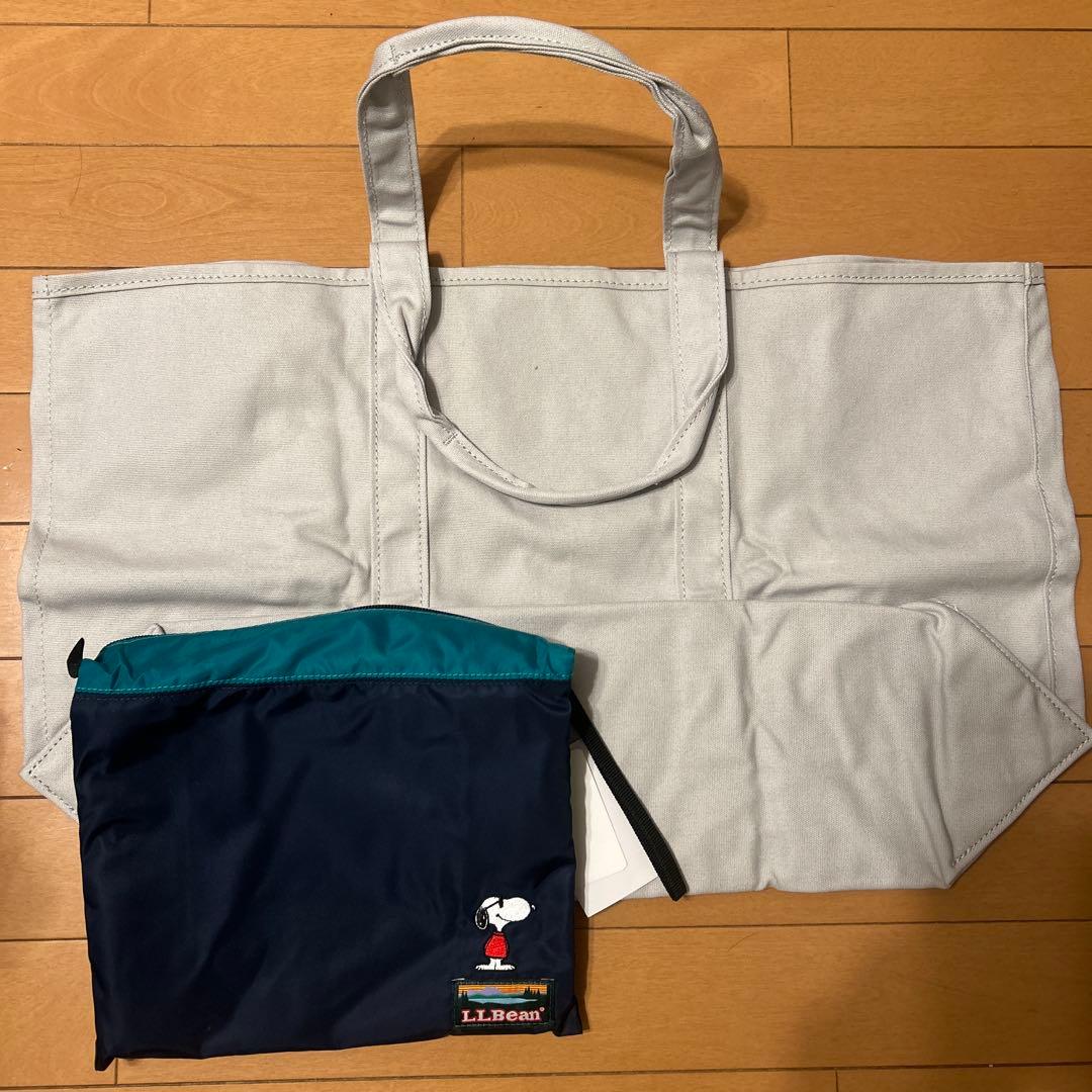 マイキー　スヌーピー L.L.Bean グローサリー　トートバッグ新品