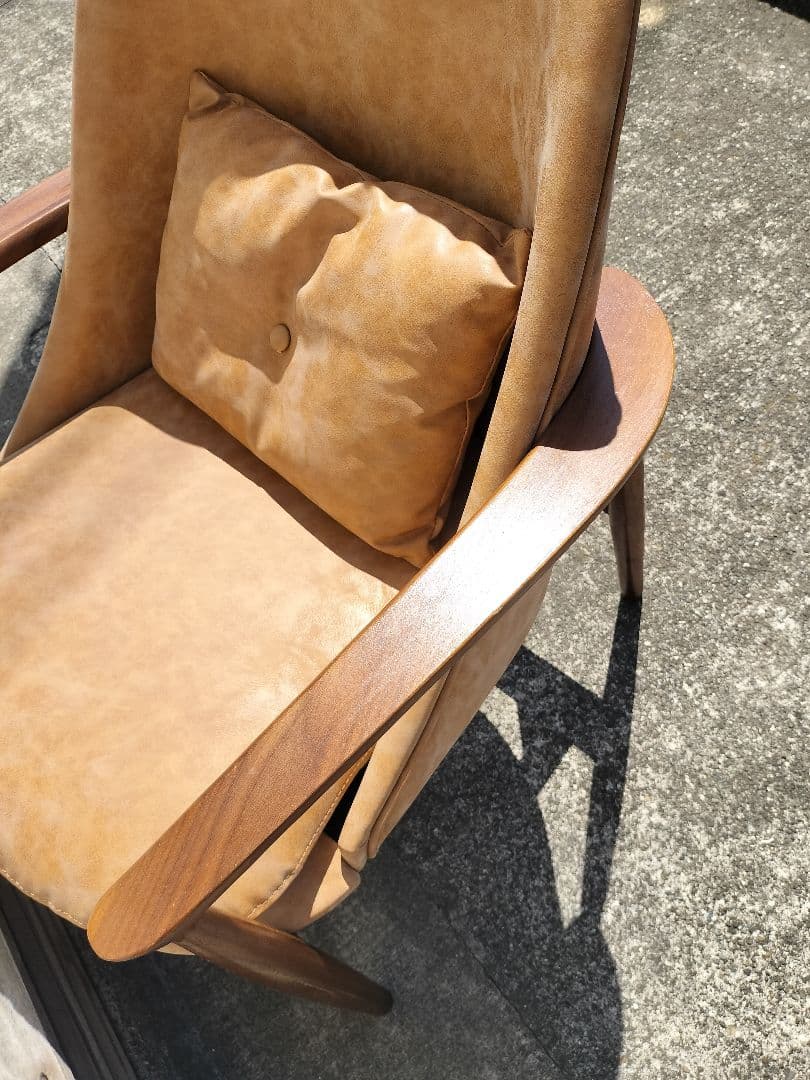 美品 NOCE (ノーチェ) アームソファ キャメルブラウン UC01 - メルカリ