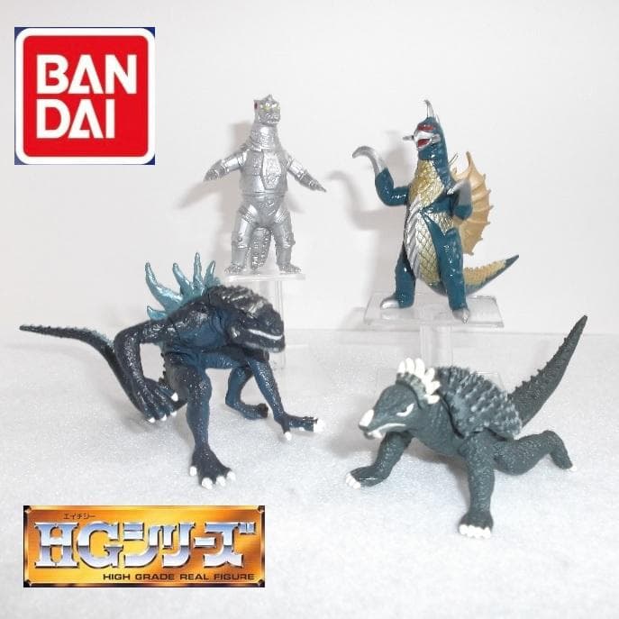 ガイガン メカゴジラ アンギラス ゴジラ フィギュア4種セット - メルカリ