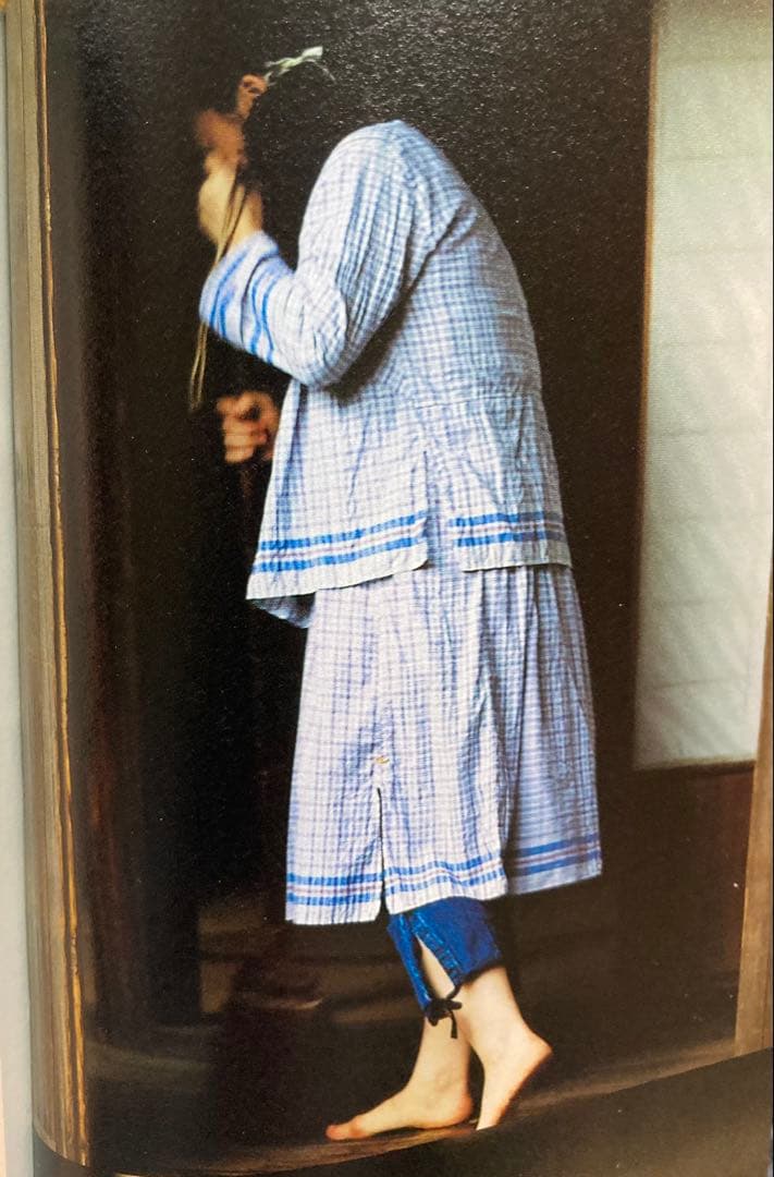 《美品★未使用》45rpm★2006年夏カタログ掲載★カディ格子柄シャツ