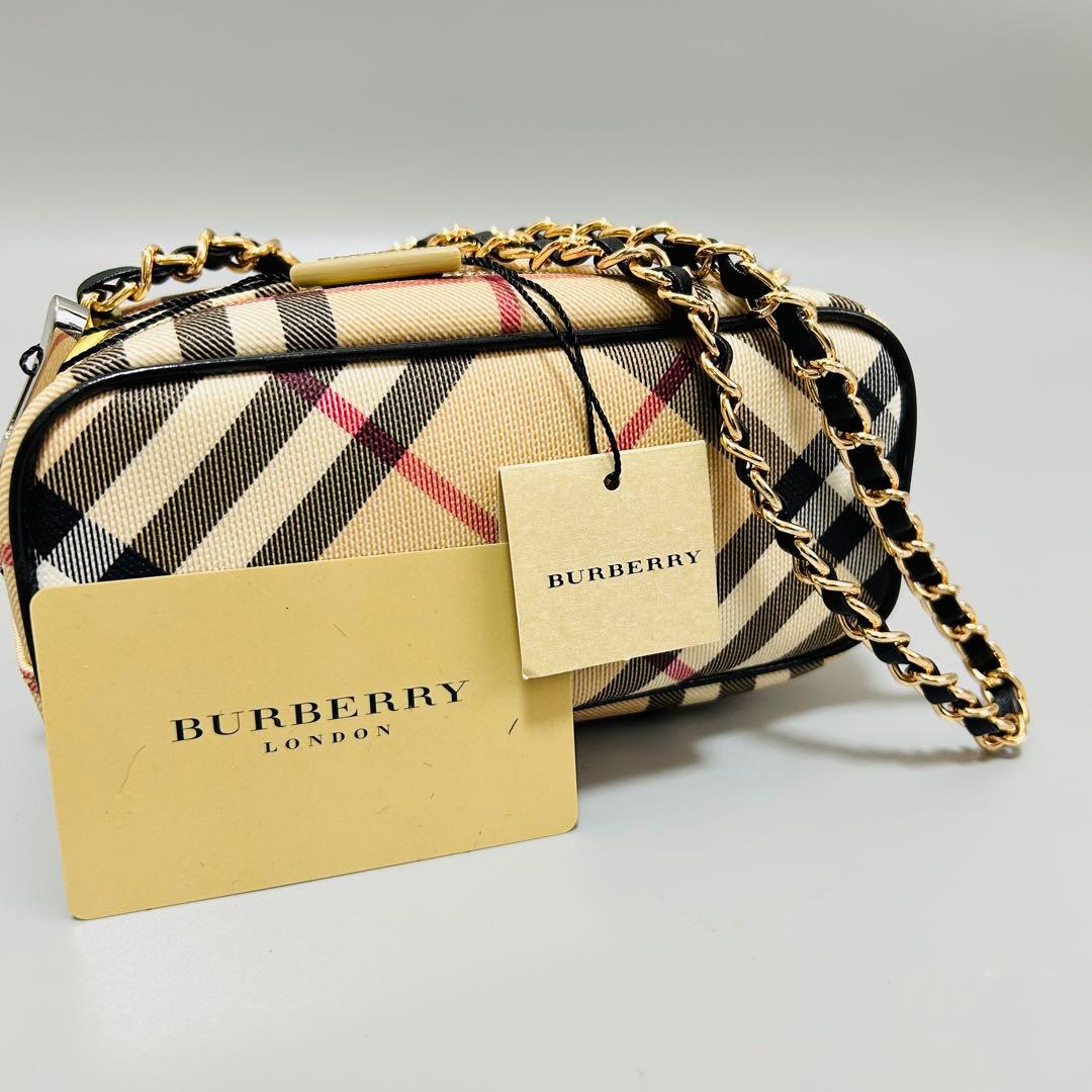 Burberry バーバリー ノバチェック PVC ショルダーバッグ チェーン 楽天市場】【バッグ】BURBERRY バーバリー ノバチェック チェック