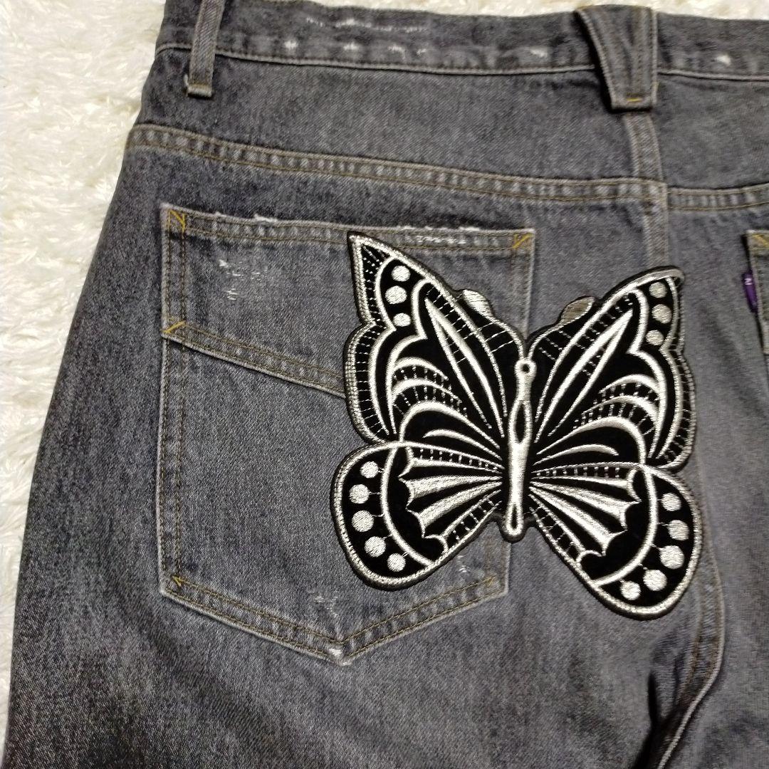 特大XL】Needles ネペンテス限定モデル ダメージデニム グレー - メルカリ