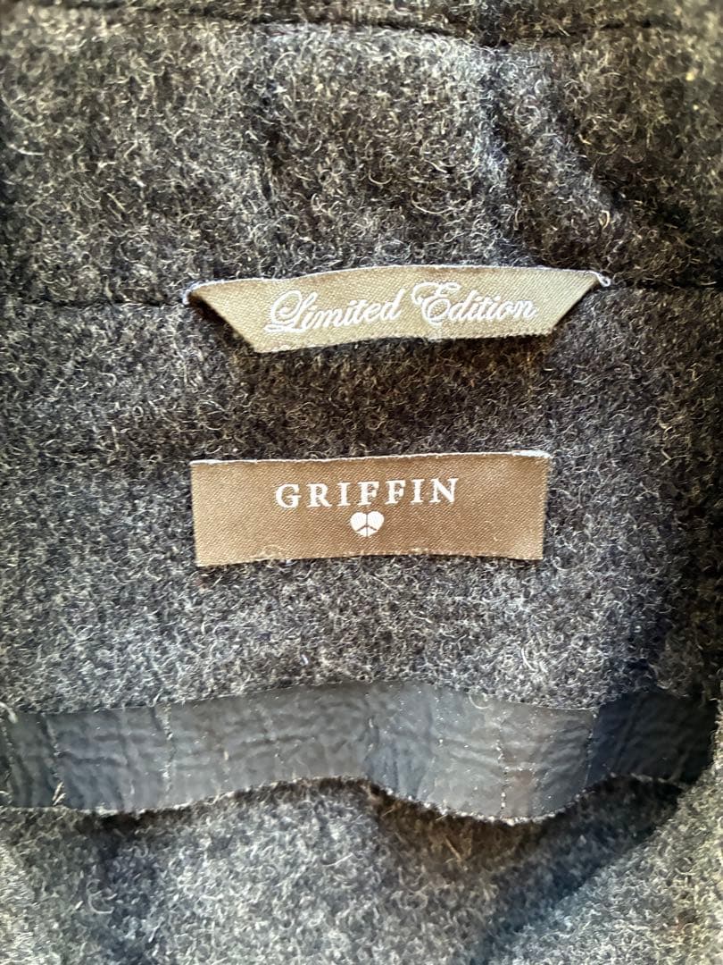 archive 00s griffin wool P coat