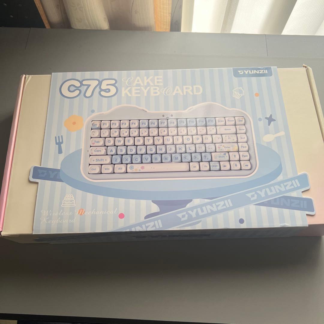 YUNZII C75 キーボード Amazon | YUNZII C75 ワイヤレス メカニカルキーボード 75%レイアウト