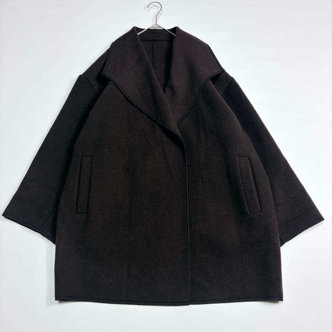 美品✨ガリャルダガランテ リバーコート ハーフガウン パイピング