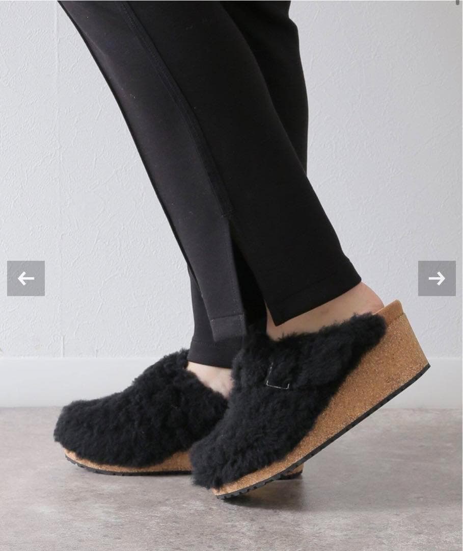 《専用》ビルケンシュトック FANNY TEDDY ボアサンダル ラムウール 黒