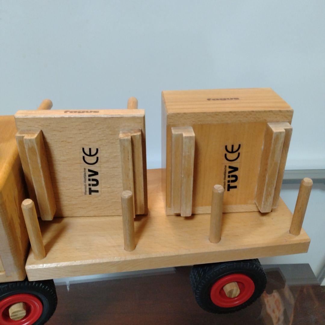 fagus ファーグス ブナの木で作られた働く車 フォークリフト トラック