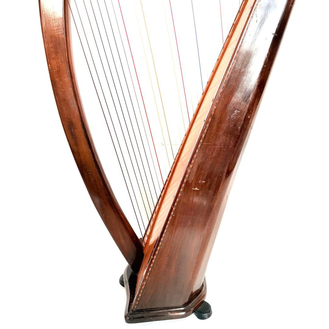 AOYAMA HARP 青山ハープ 34弦 フォークハープ 脚付き 予備弦多数